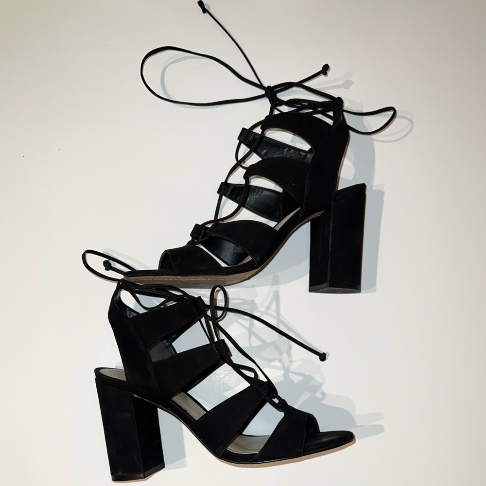 Vince Camuto Cutout strappy block heel